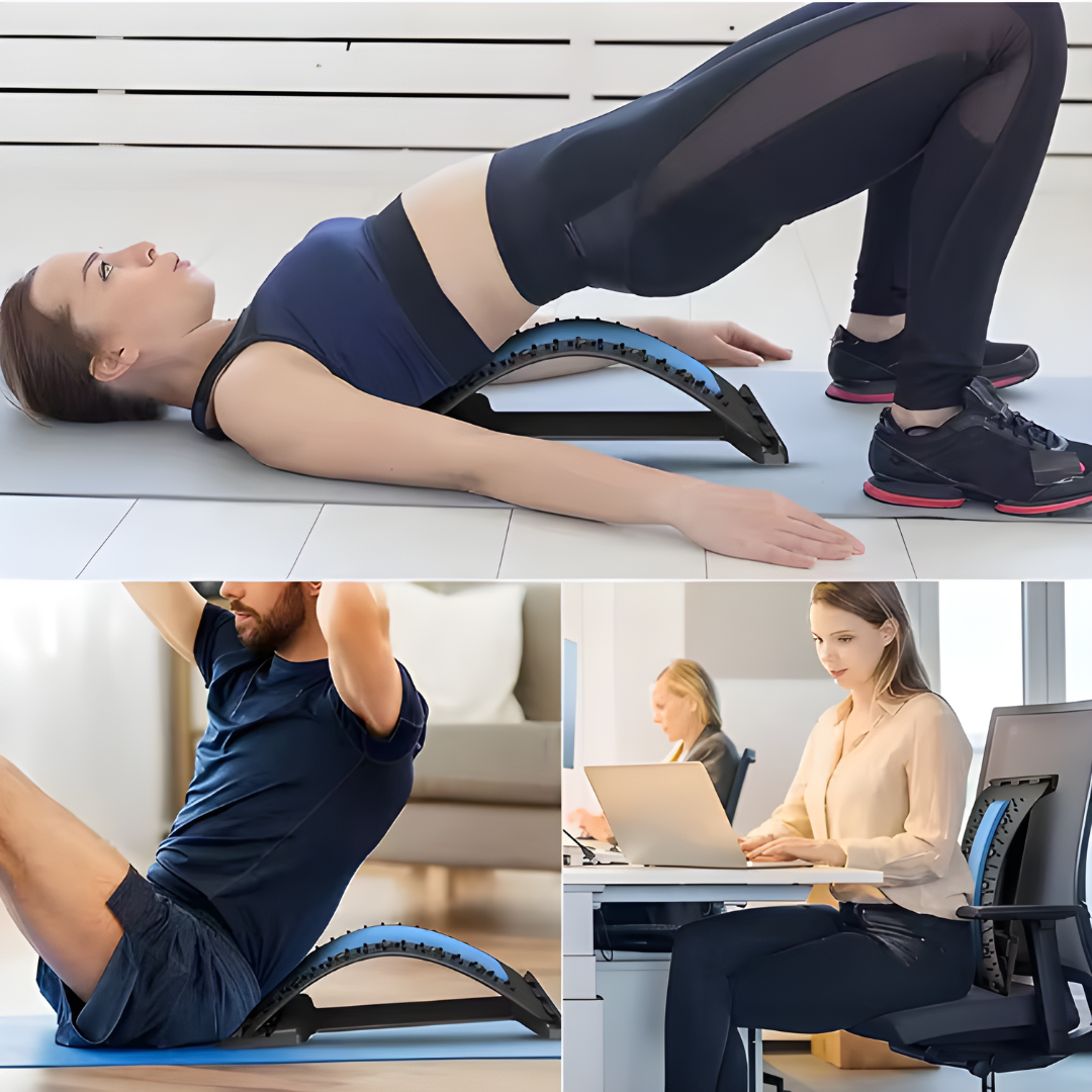Ergonomic Lumbar Stretch Board for Back Relief and Posture Improvement