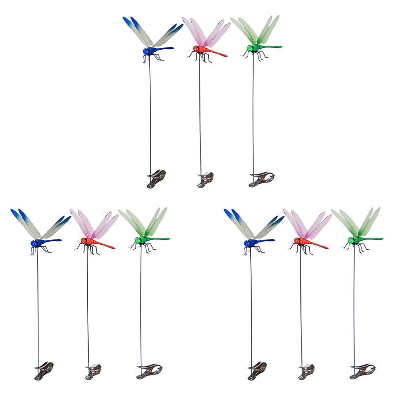 Lifelike Dragonfly Clips for Effective Mosquito Protection