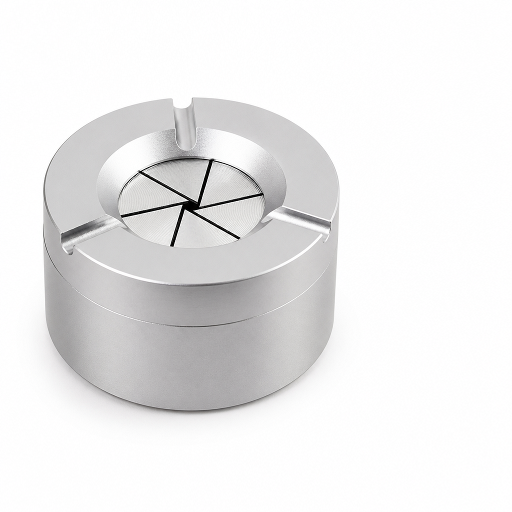 Ashtray Stainless Steel Odor-Tight Twist Lid