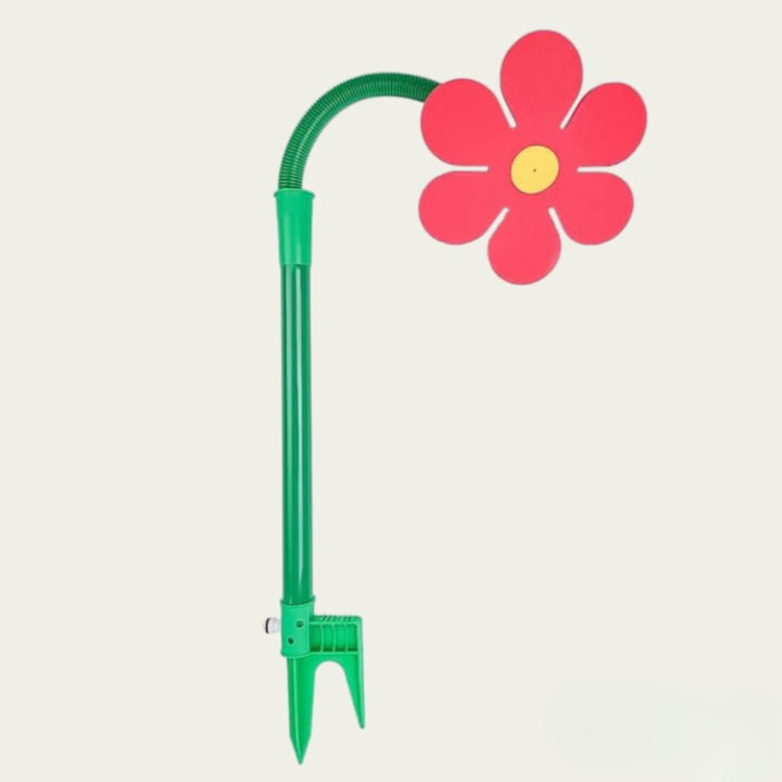 Auto Rotating Lawn Sprinkler Fine Mist Cooling Ground Spike