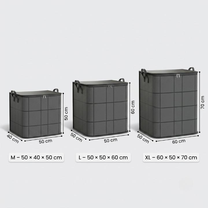 Bedding Storage Bag Tear-Resistant Nonwoven Double Zipper
