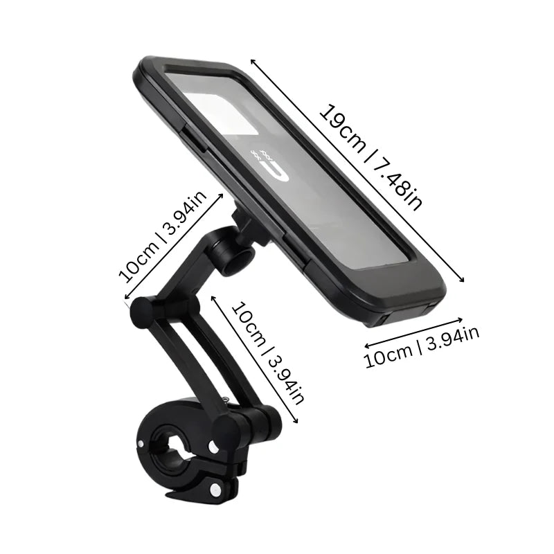 Bicycle Phone Holder Waterproof Touchscreen 360° Swivel