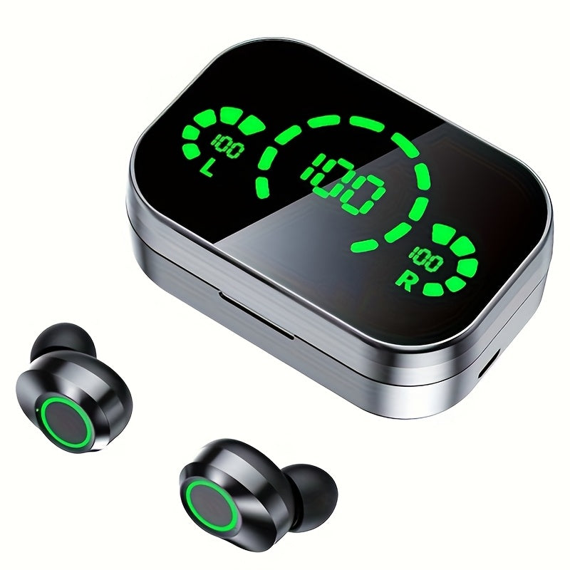Bluetooth Earbuds LED Charging Case & Touch Control