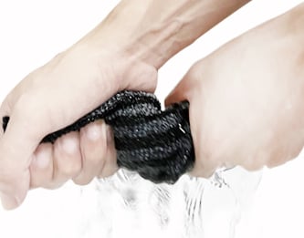 Body Exfoliating Towel Bamboo Charcoal Antibacterial Dual-Texture