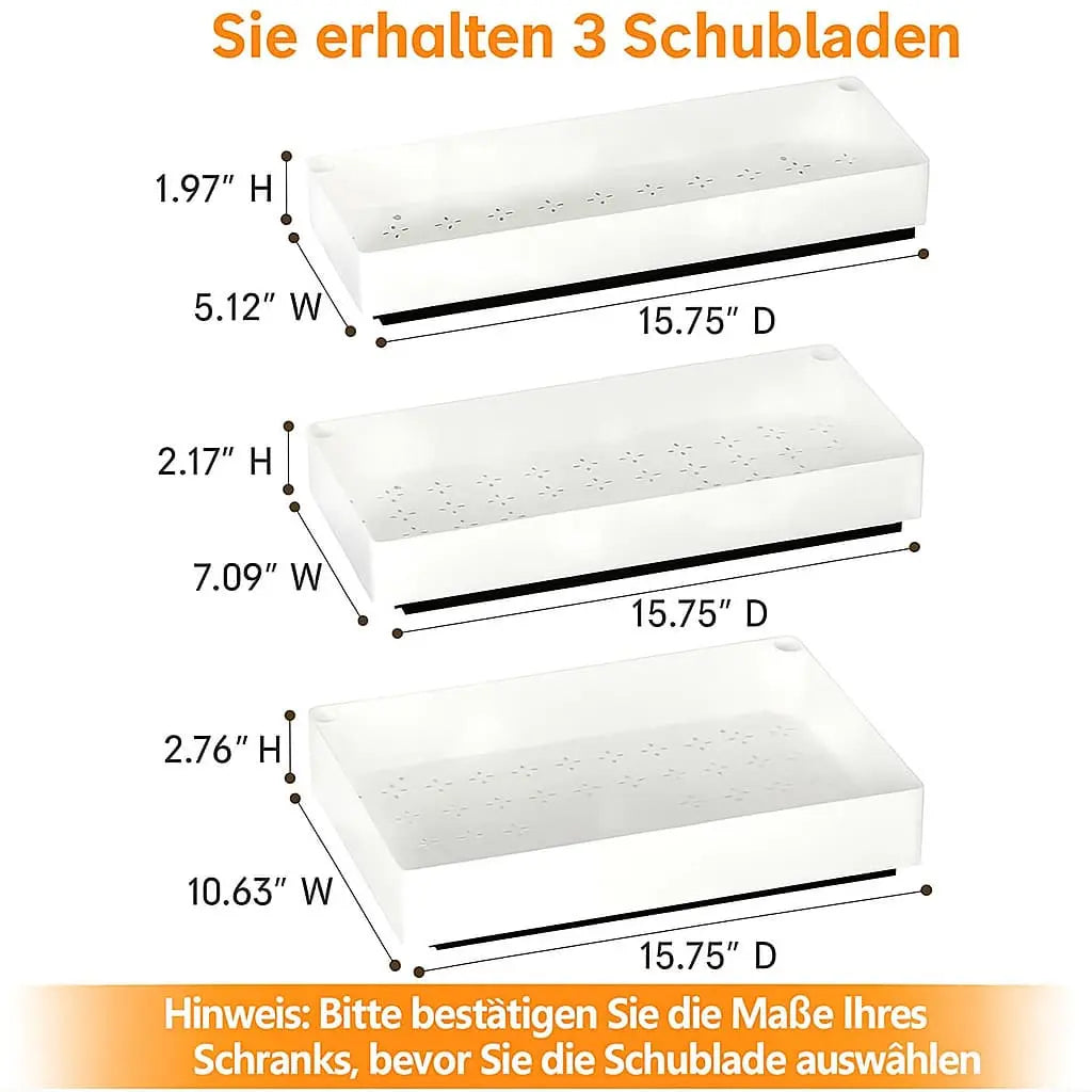 Cabinet Organizer Drill-Free Nano Adhesive 55 lb Capacity