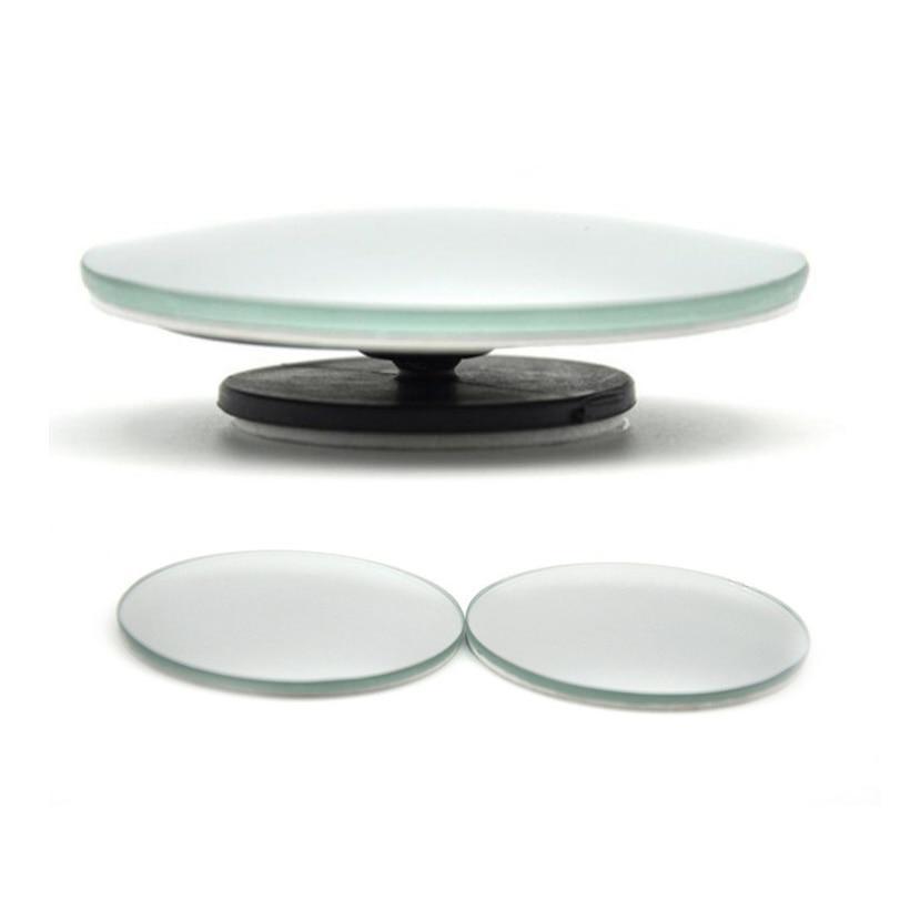 Car Blind Spot Mirror Frameless Self-Adhesive 360 Degree Adjustable