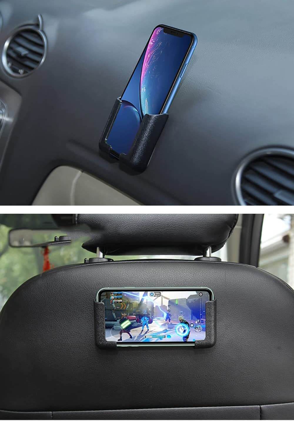 Car Phone Mount Self-Adhesive Adjustable Horizontal & Vertical