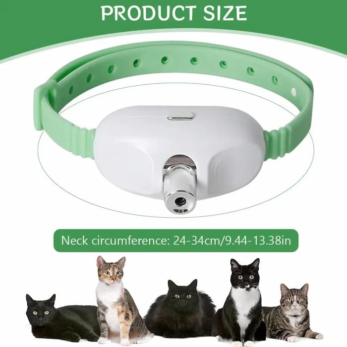 Cat Collar Automatic Laser Adjustable TPU Band