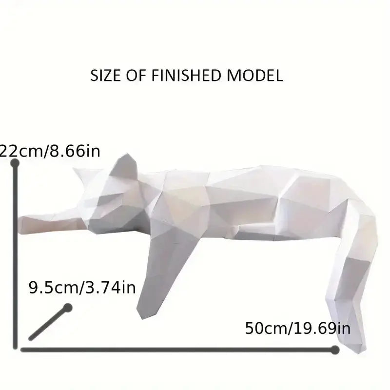 Cat Figurine Minimalist Resin Shelf Decor