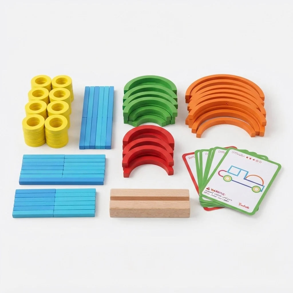 Children's Wooden Puzzle Non-Toxic Multicolored
