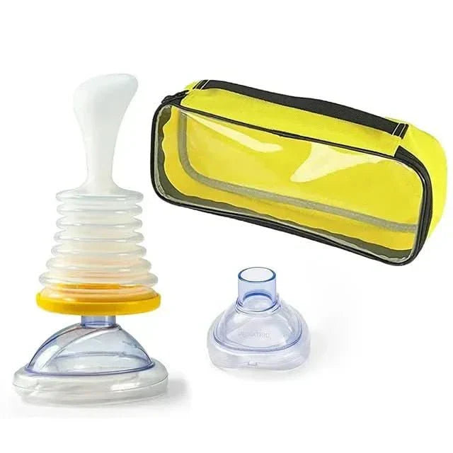 Choking Suction Device Manual Universal Fit Two Masks