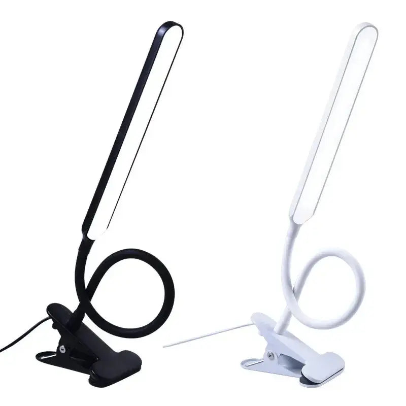 Clip Desk Lamp USB-Powered Adjustable Gooseneck Dimmable