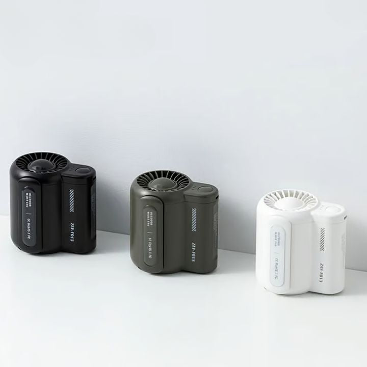 Clip-On Belt Fan Bladeless 8-Hour Battery