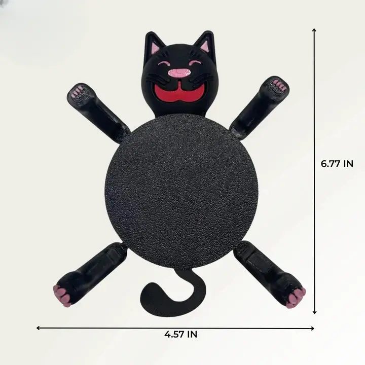 Coaster Cat-Shaped Heat-Resistant & Water-Resistant