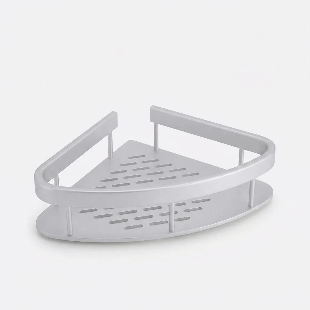 Corner Shower Shelf Drill-Free Aluminum Open Frame