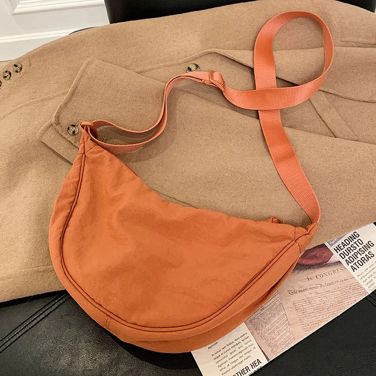 Crossbody Bag Crescent Shape Lightweight Adjustable Strap