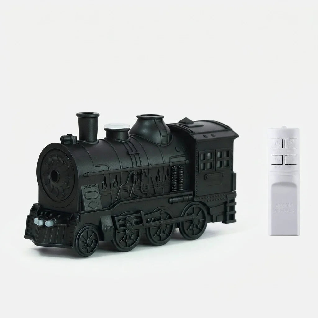 Desk Humidifier Vintage Steam Train Ultrasonic Mist & Aromatherapy