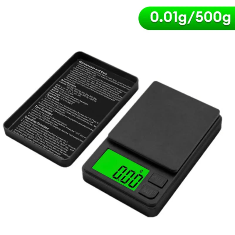 Digital Kitchen Scale Ultra-Slim High-Precision Backlit LCD