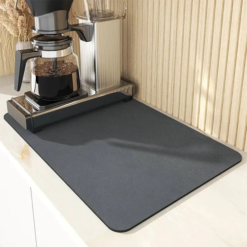 Dish Drying Mat Highly Absorbent Non-Slip & Machine Washable