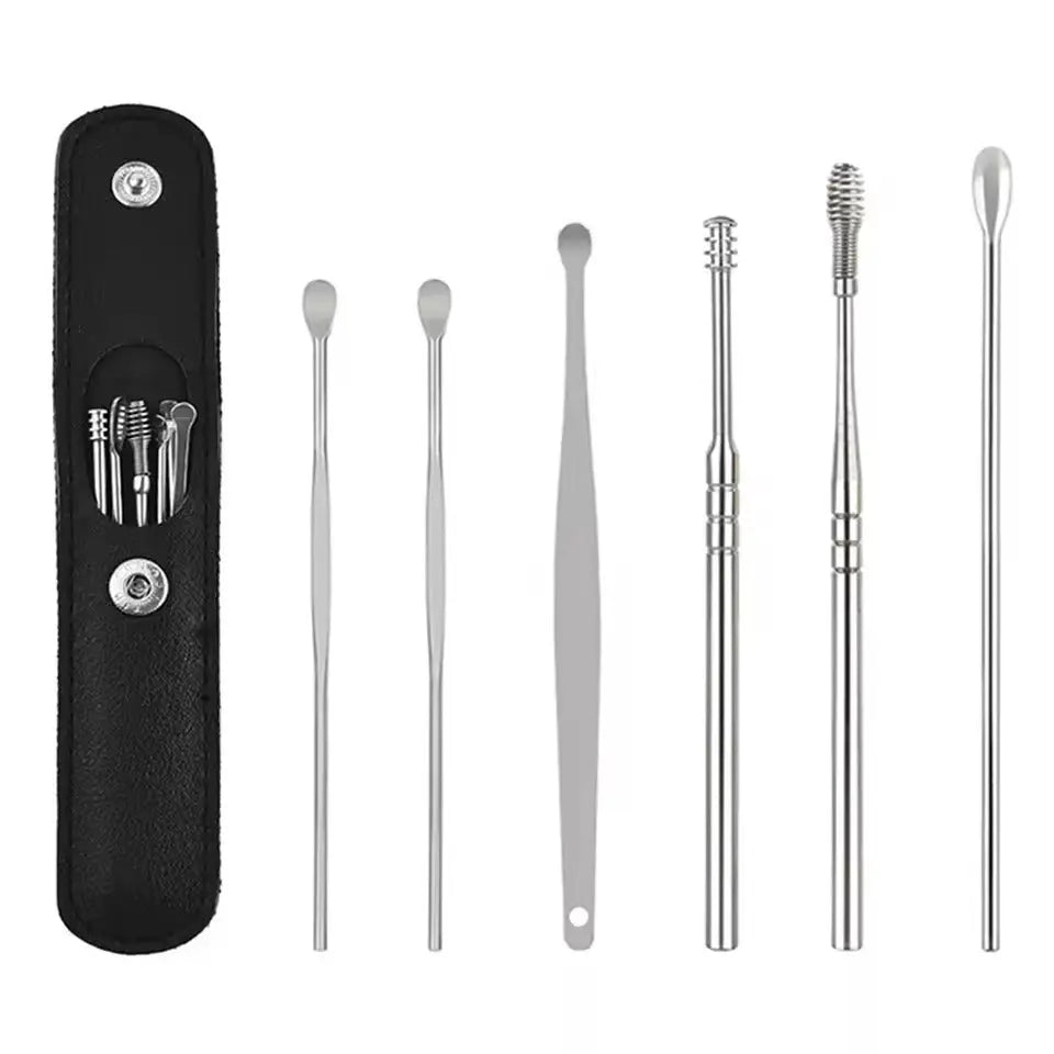 Ear Cleaning Kit 6 Stainless Steel Tools