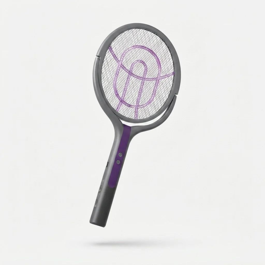 Electric Fly Swatter USB Rechargeable Rotating Head
