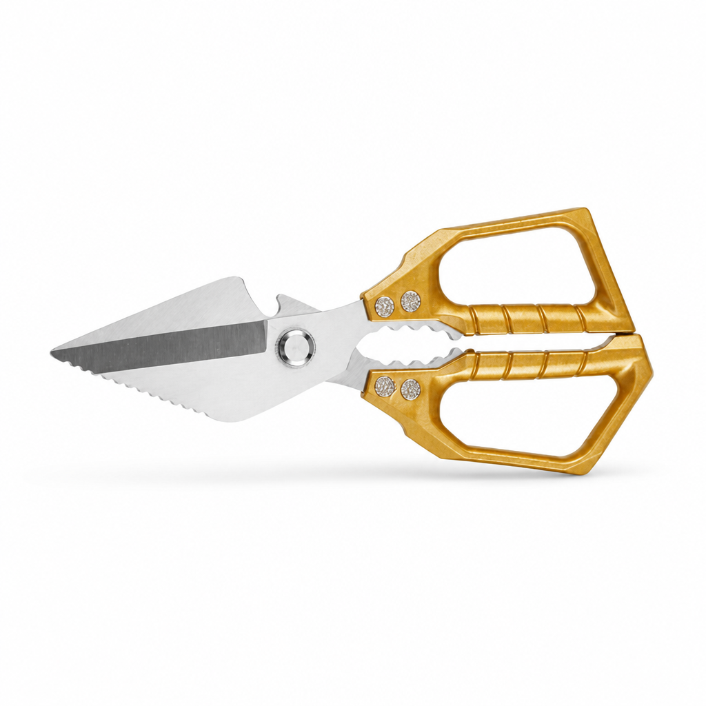 Ergonomic Non-Slip Kitchen Shears (Stainless Steel Blades)