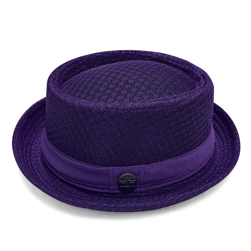 Fedora Hat Breathable Mesh Moisture-Wicking Band
