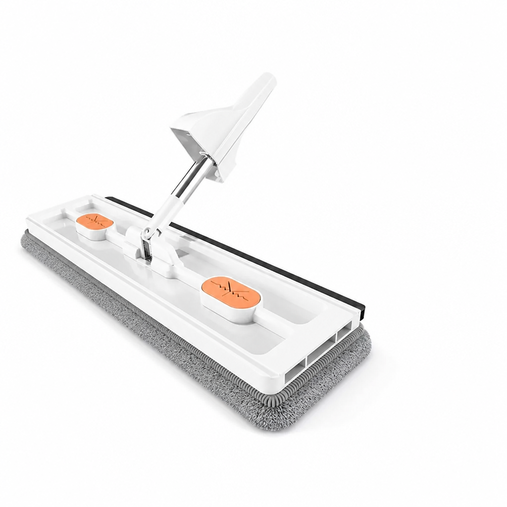 Flat Mop 360° Rotating Self-Wringing Fine-Fiber Pad