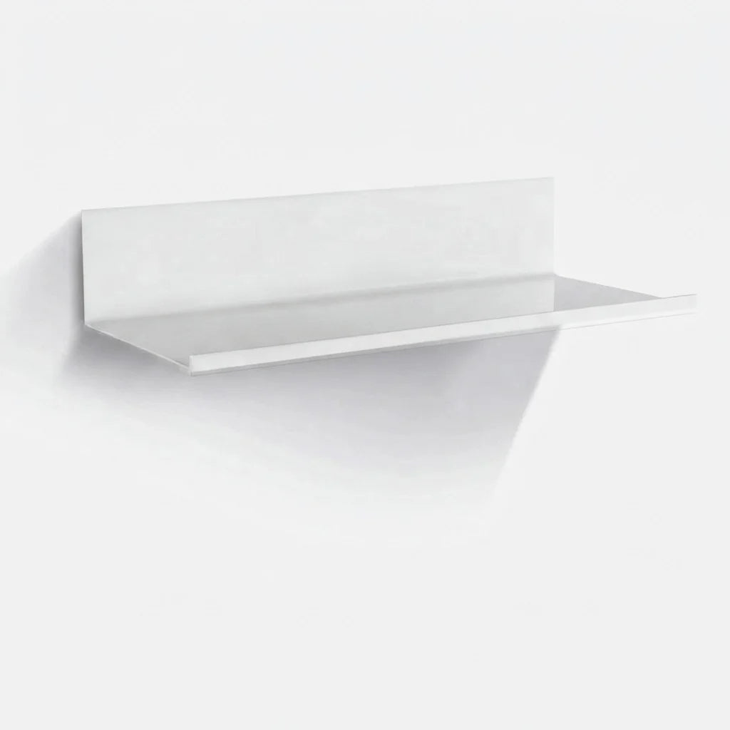 Floating Wall Shelf Concealed Mount Powder-Coated Metal