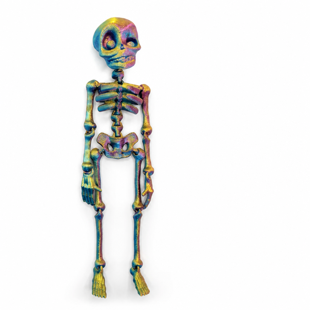 Fridge Magnet Posable Skeleton & Secure Magnetic Hold