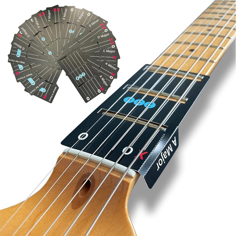 Guitar Chord Card Set Visual Non-Slip Storage Box