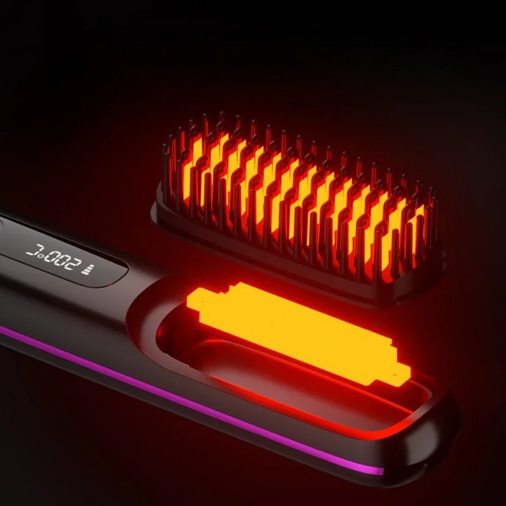 Hair Straightener Cordless USB Rechargeable Ceramic Plates