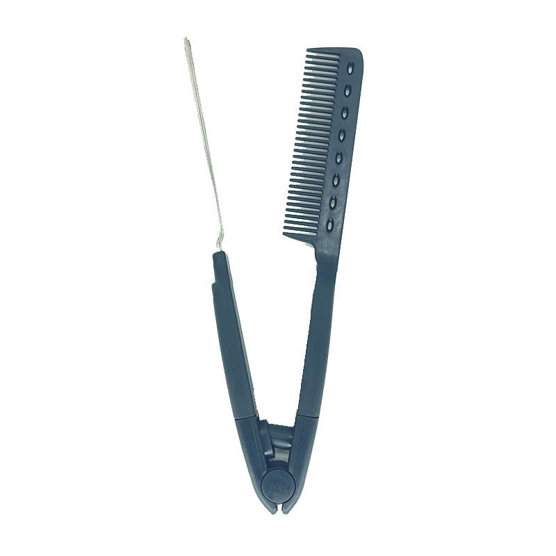 Hair Styling Comb V-Shaped Detangling Heat-Protective Grip