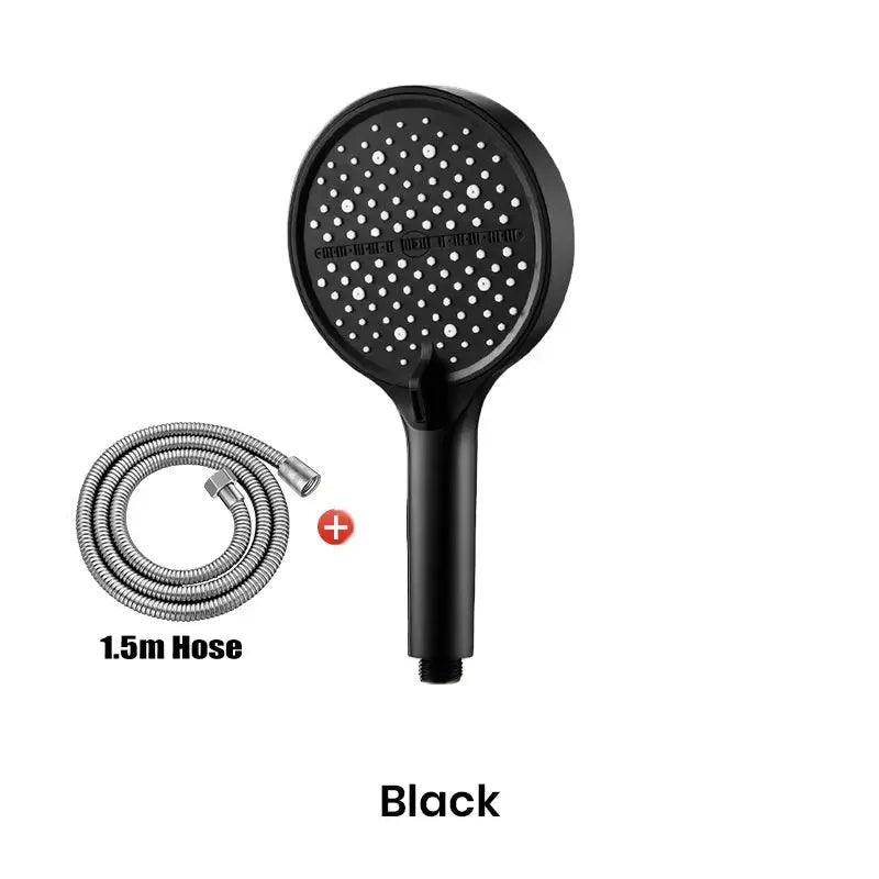 Handheld Shower Head High-Pressure Seven Spray Types Self-Cleaning Nozzles