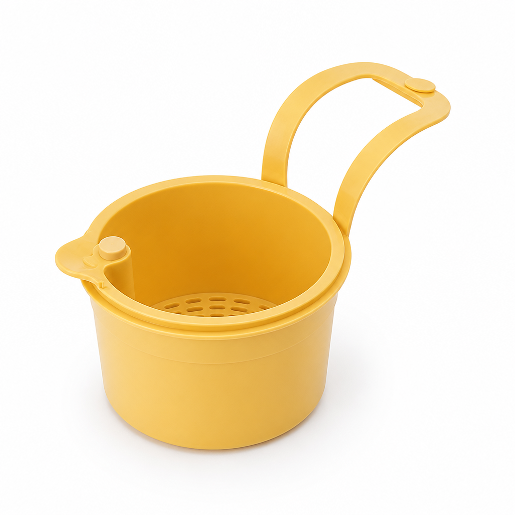 Hanging Sink Strainer Two-Part Filter & One-Click Emptying