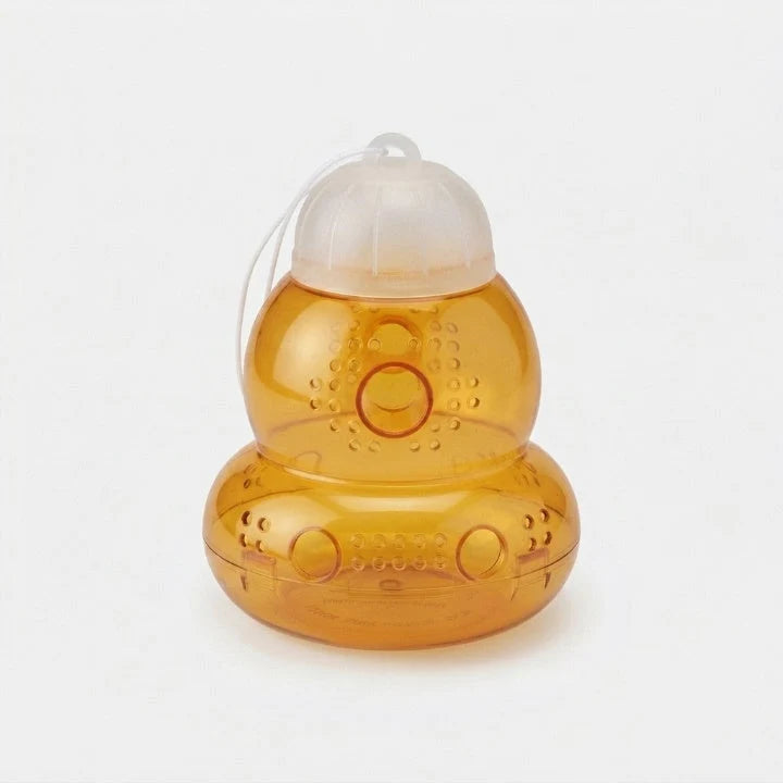 Hanging Wasp Trap Chemical-Free & Reusable One-Way Entry