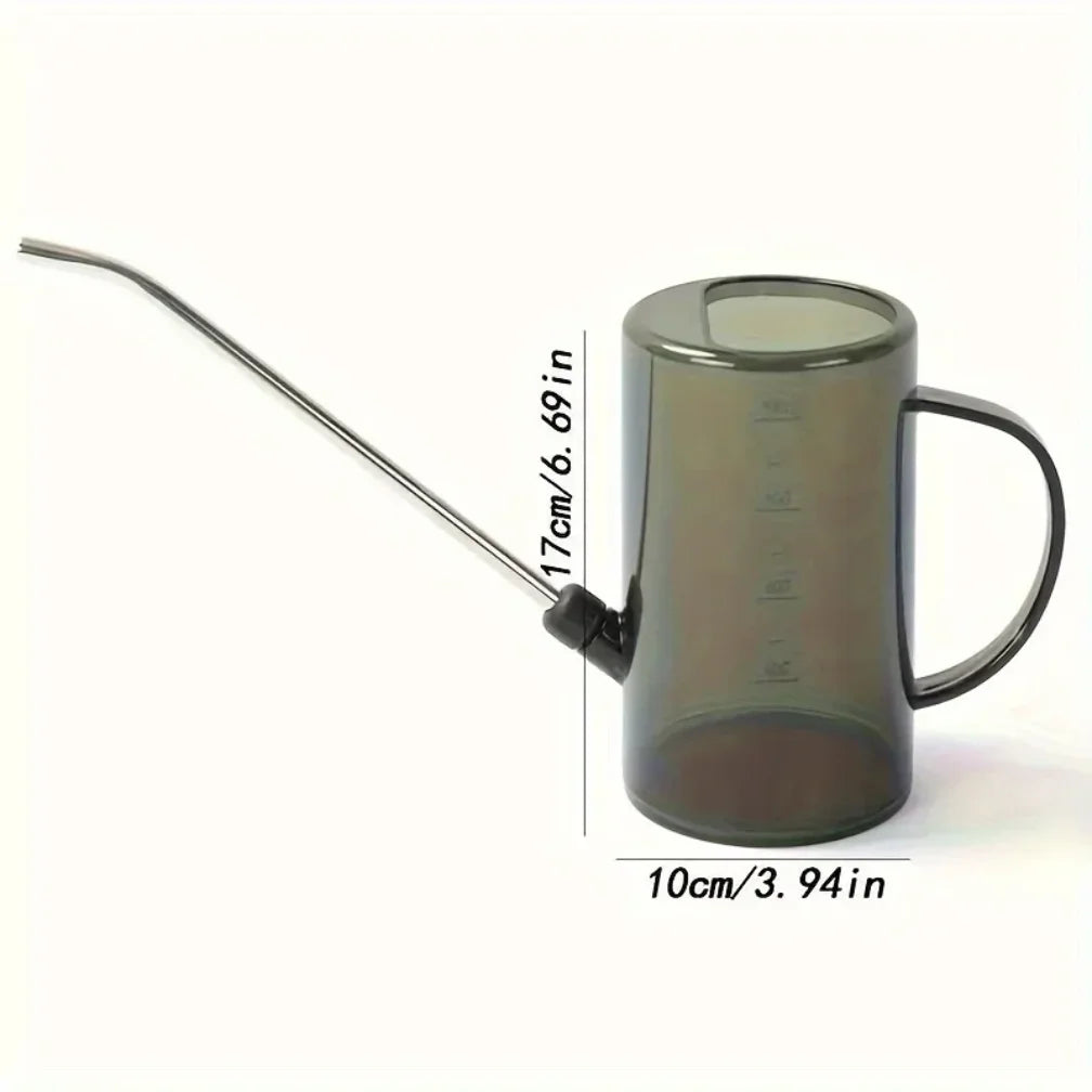Houseplant Watering Can Long Metal Spout & Measurement Marks