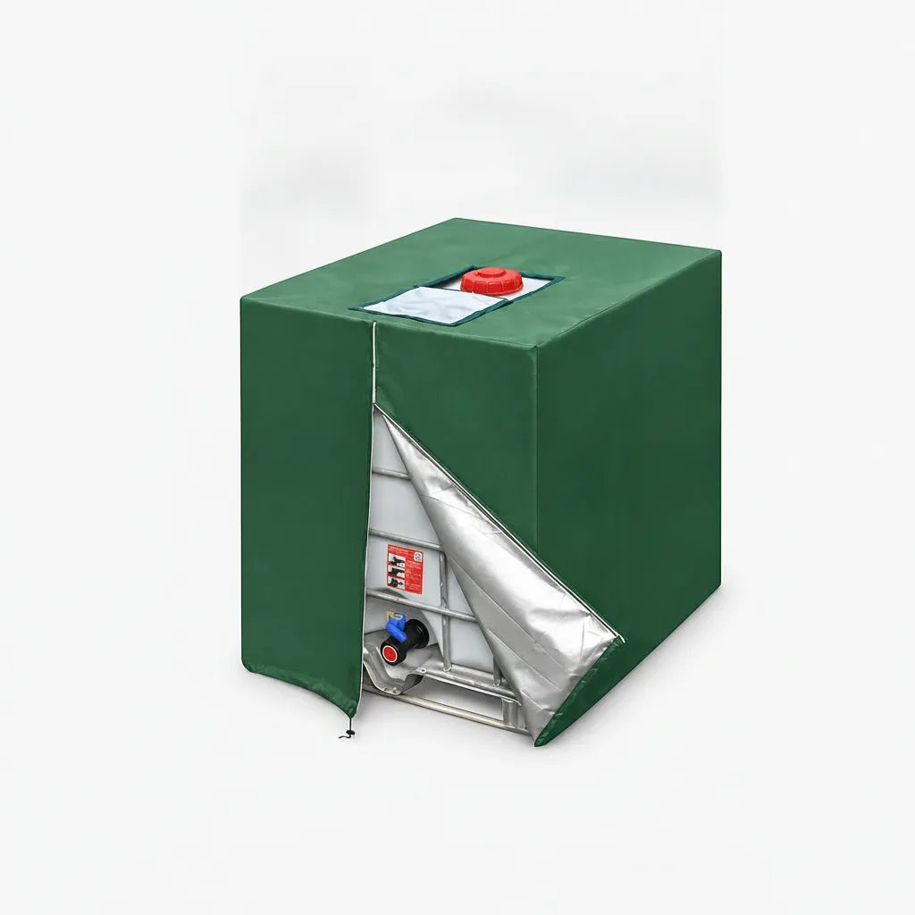 IBC Tank Cover 1000L UV-Reflective Drawstring Fit