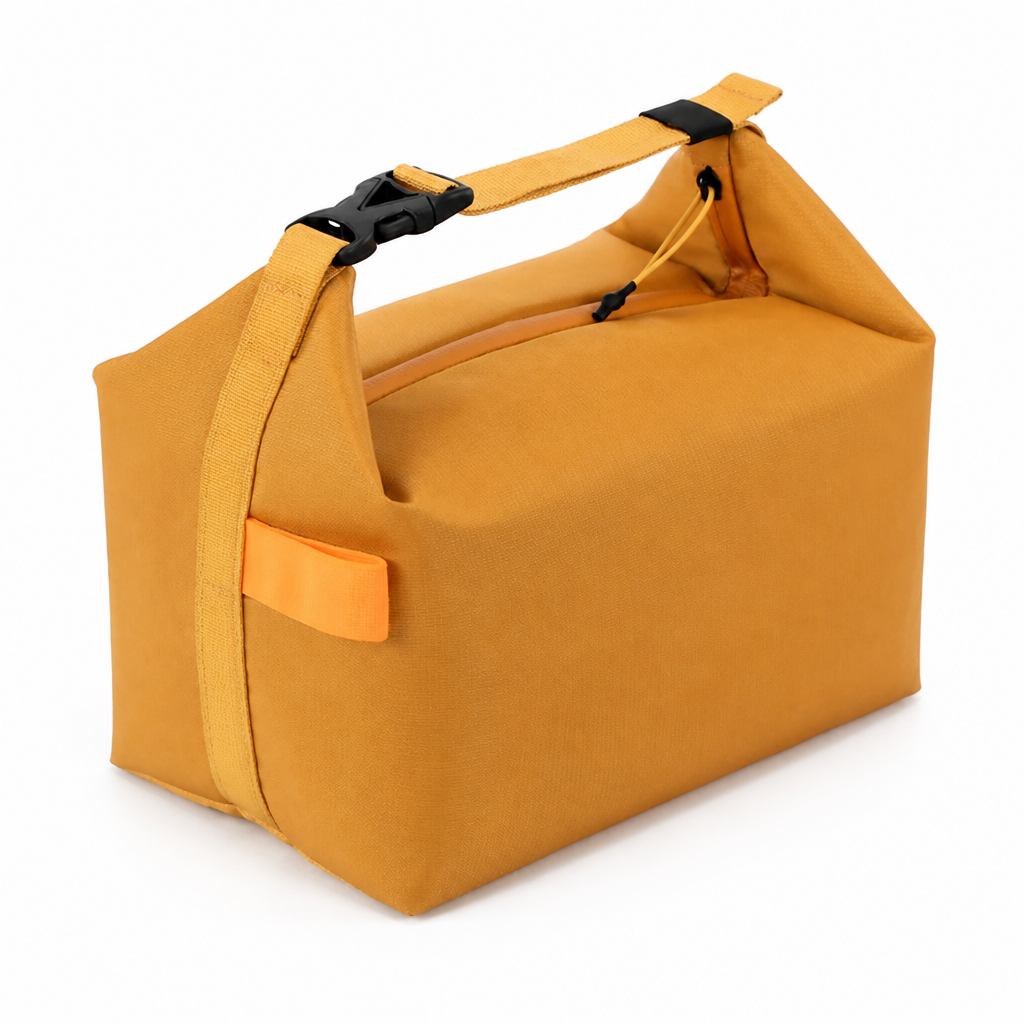 Insulated & Foldable Lunch Bag (Zipper Closure)