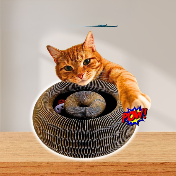 Interactive Cat Toy Random-Motion Scratch-Resistant Non-Toxic