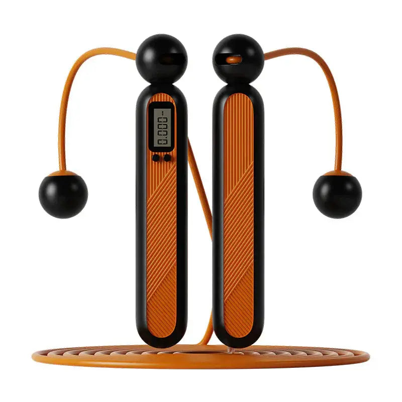 Jump Rope Cordless Digital Counter 360 Degree Rotating Handles