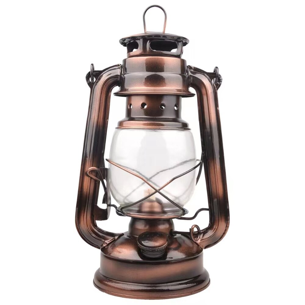 Kerosene Lantern Metal Shade Weatherproof Portable Handle