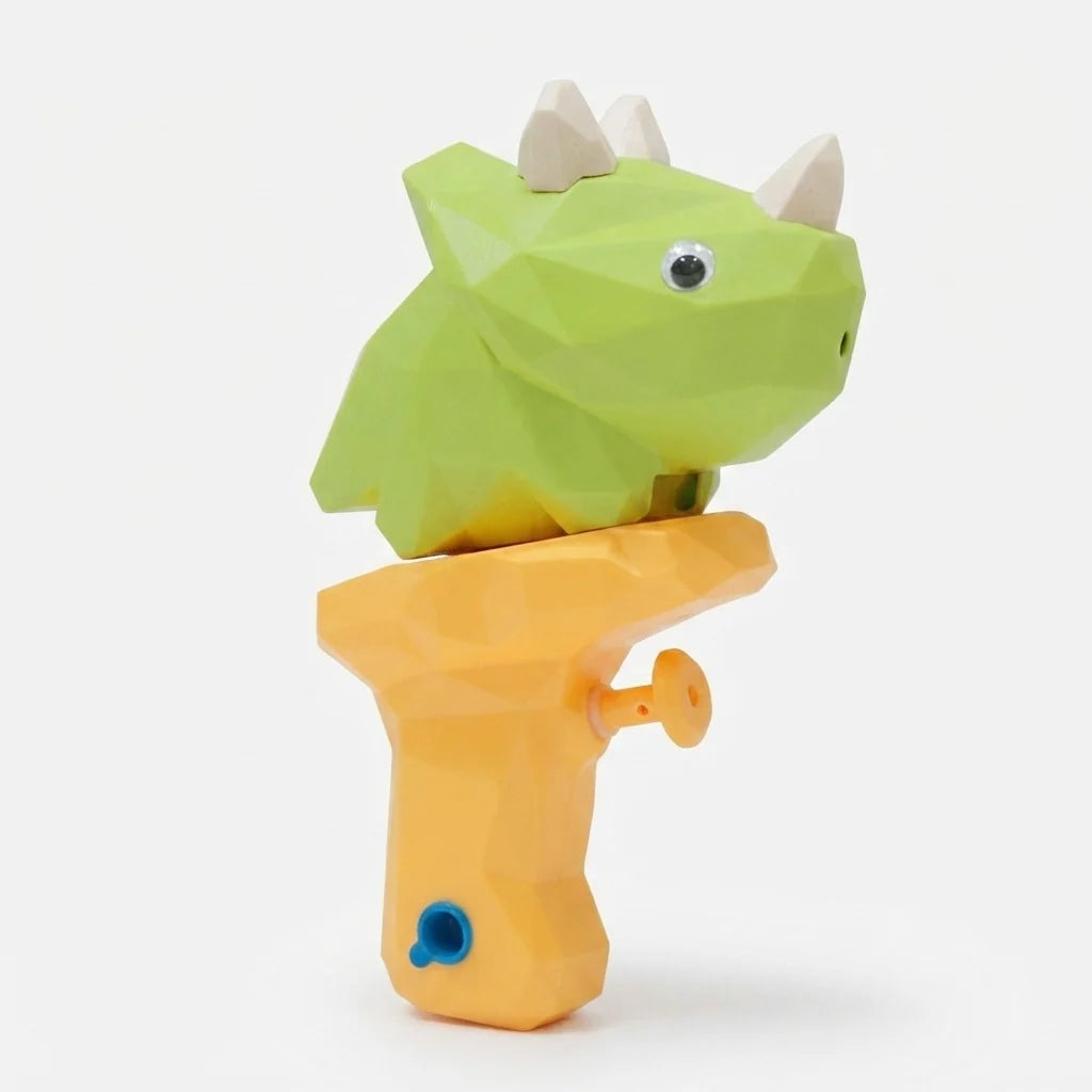 Kids Water Gun Dinosaur Design Movable Eyes Long-Range Spray