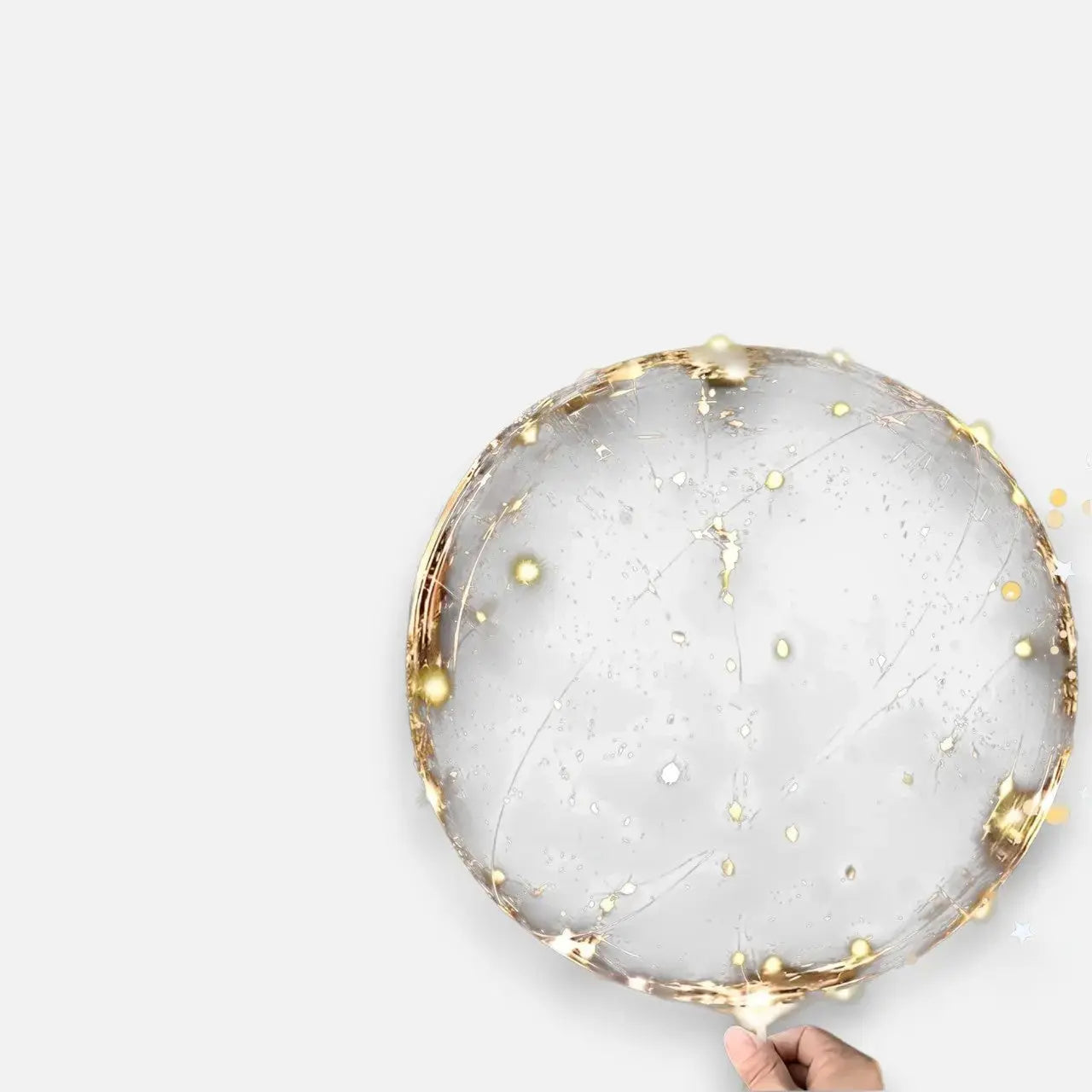 LED Balloons Warm White Battery-Powered Reusable