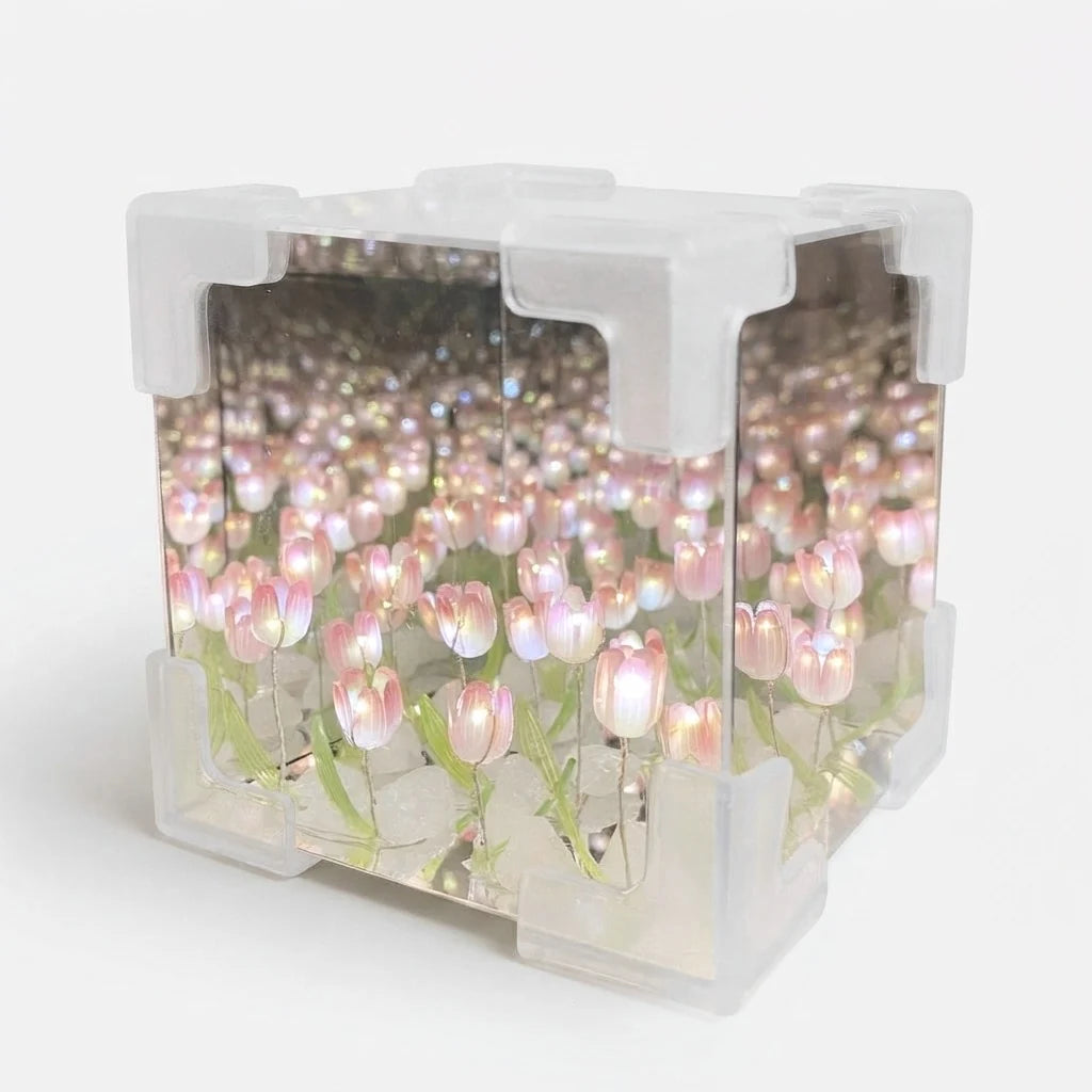 Light Box Acrylic Infinite Mirror & Warm LED