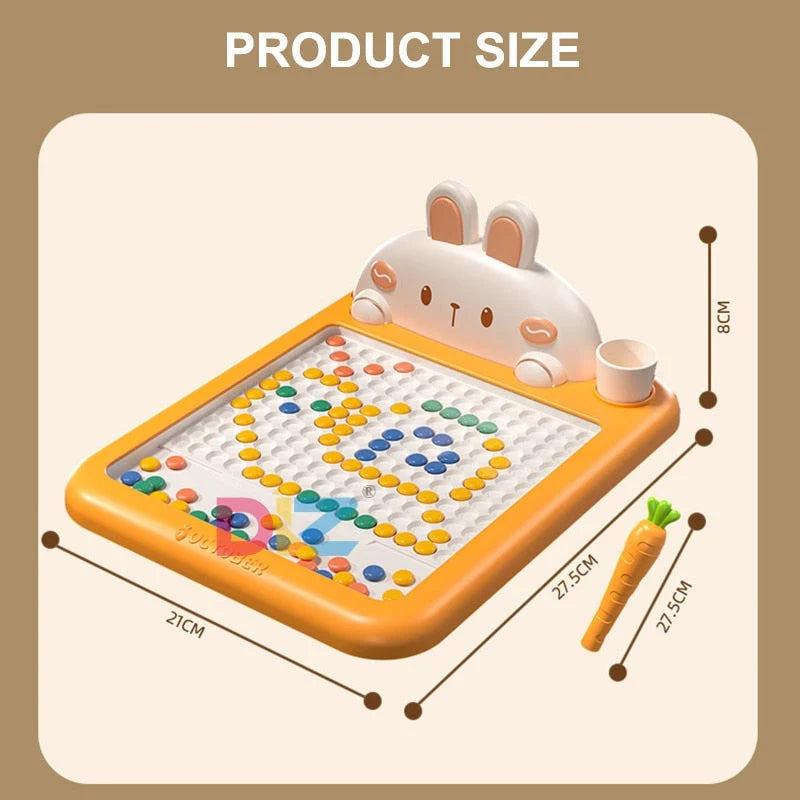 Magnetic Drawing Board Instant Erase Bunny Design