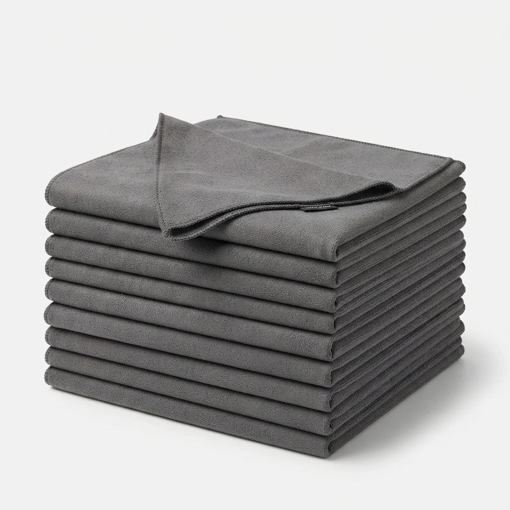 Microfiber Cleaning Cloths Highly Absorbent Lint-Free 10-Pack