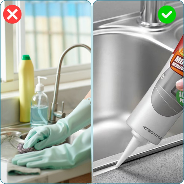 Mold Remover Gel Concentrated No-Scrub Long-Lasting Protection