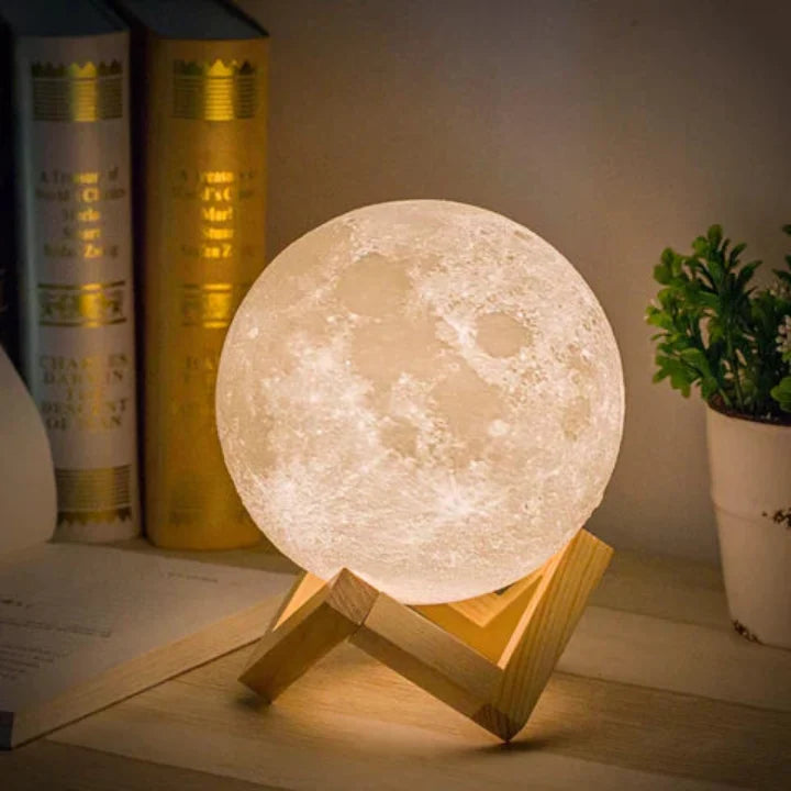Moon Lamp Realistic Surface Touch Control & USB Rechargeable
