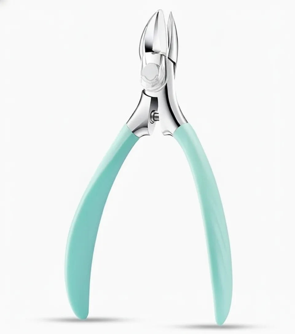 Nail Clippers Curved Precision Blades Splash Guard